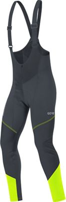 Gore Wear C3 Windstopper Bib Tights+ - Black-Neon Yellow, Black-Neon Yellow